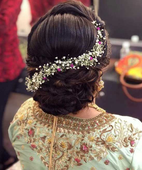 South Indian Bridal Bun Hairstyle
