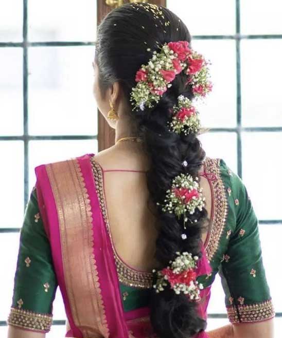 South Indian Bridal Hairstyle for Reception 2022 Shopzter