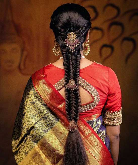 South Indian Bridal Hairstyles Front View