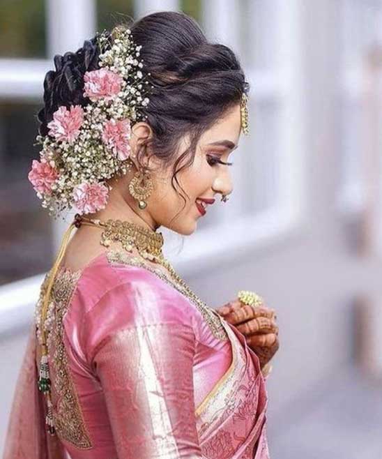 50+ Traditional Indian Bun Hairstyles for Saree (2023) - TailoringinHindi