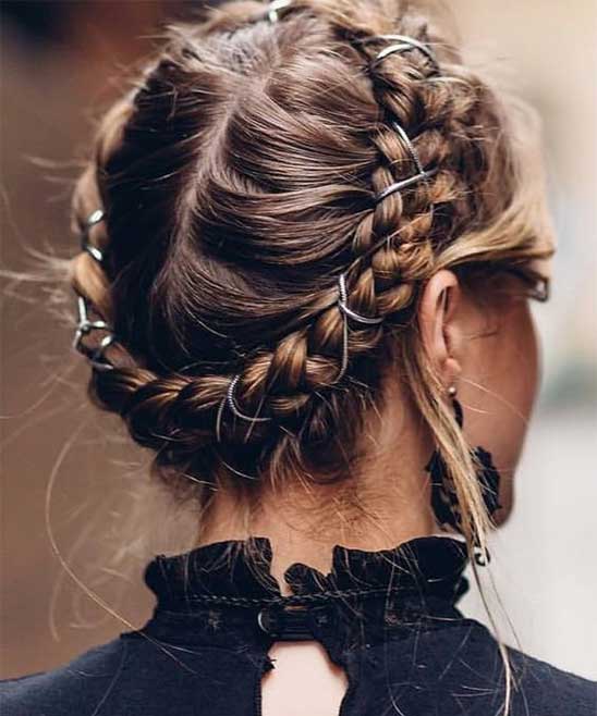 Two Braid Hairstyles for School