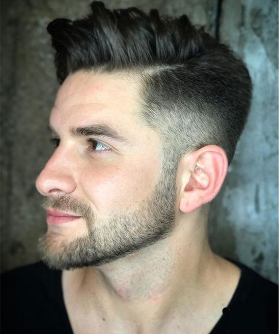 Cross Small Hair Style for Men
