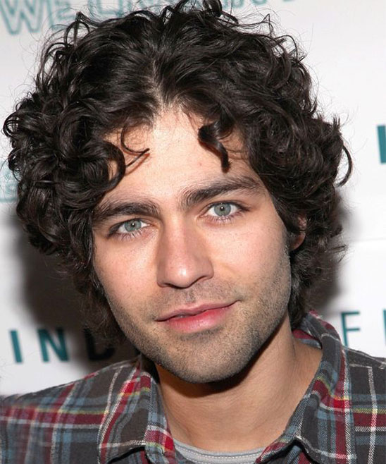 Curly Hair Hairstyle for Men