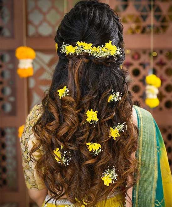 Hair Style Girl for Indian Wedding