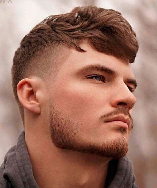 Haircut Cuts for Culy Haired Oval Face Men