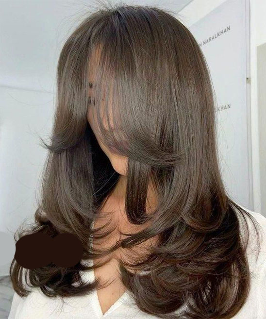 Haircut for Oval Face Girl with Long Hair