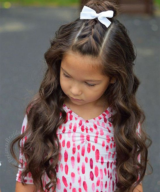 Hairstyles for a Oval Face Kids Girl