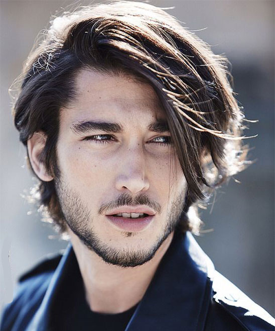 Medium Hairstyles for Thick Hair Mens