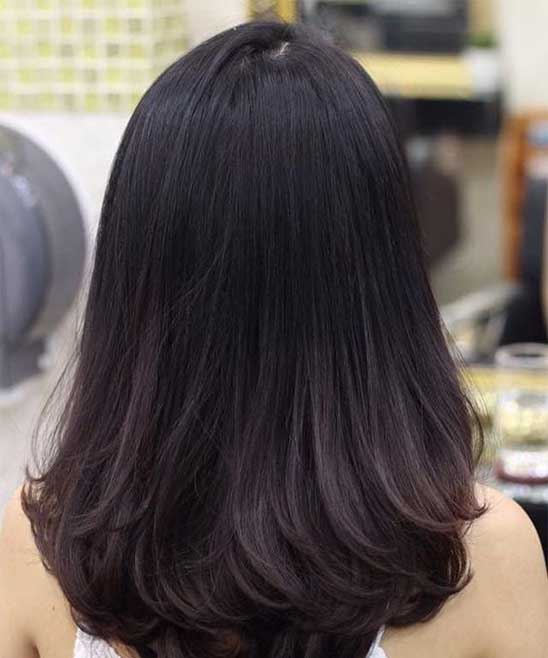 Medium Shoulder Length Hair Cut for Girls