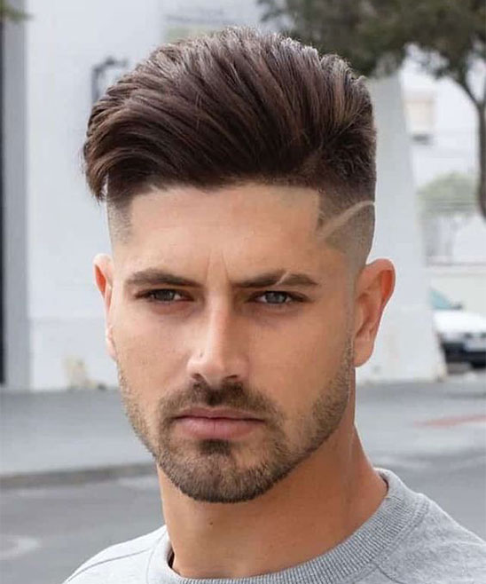 New Square Face Hairstyle Men
