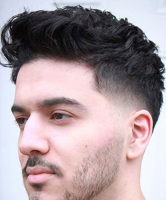 Oval Face Haircut for Men
