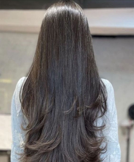 Ramyakrishna Haircuts for Indian Girls with Long Hair