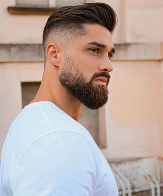 Short Haircut for Men Without Beard