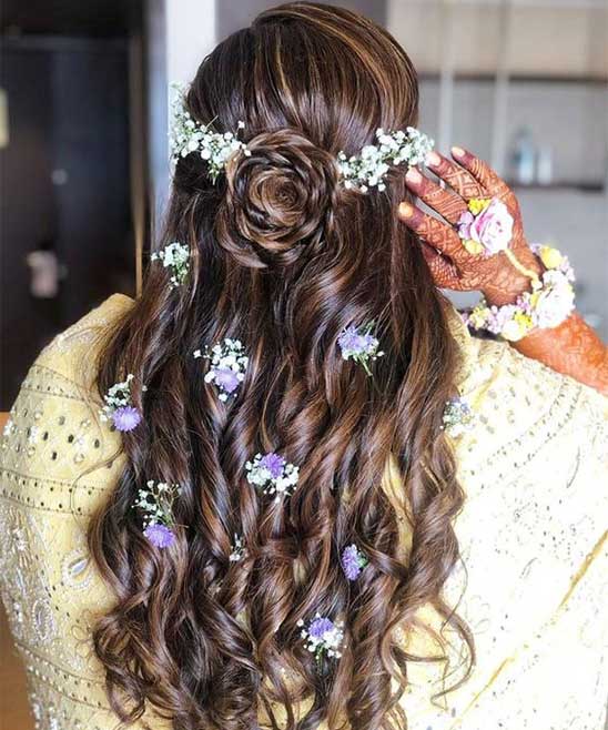 Simple Hair Style Girl for Wedding