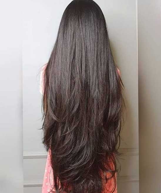 V Shape Haircuts for Girls with Long Hair
