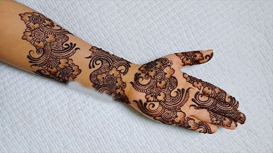 Arabic Mehndi Back Hand Designs