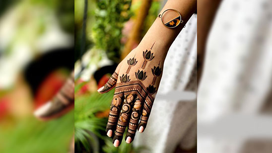 Back Hand Finger Mehndi Designs