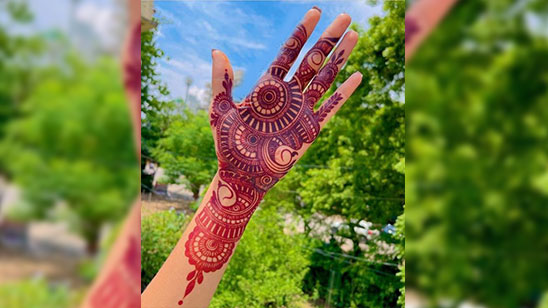Beautiful Full Hand Mehndi Design