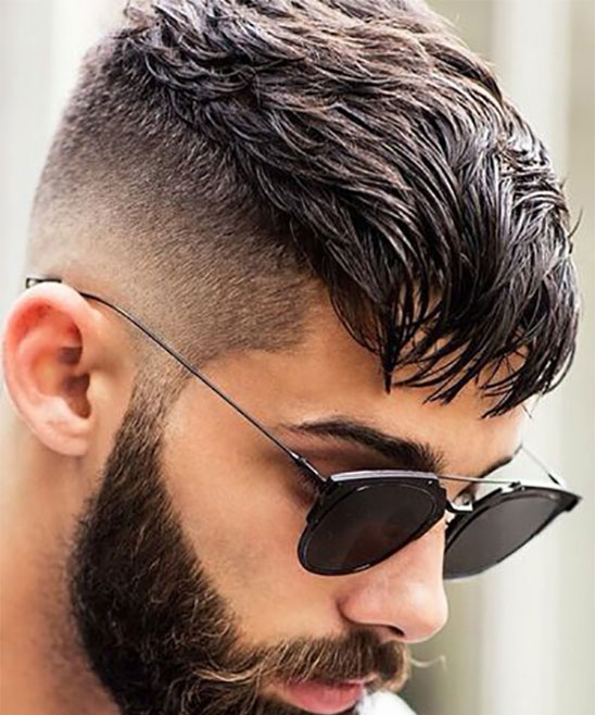 Best Hairstyle for Men with Round Face with Short Hair