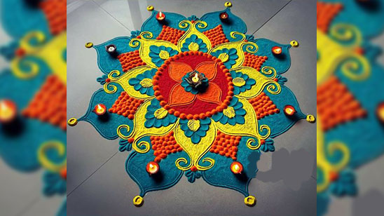 Best Peacock Rangoli Designs for Diwali