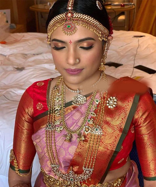 Bridal Bun Hairstyle South Indian