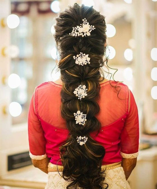Bridal Front Hairstyle South Indian