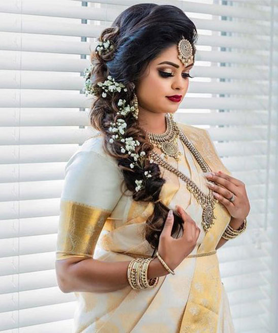 Bridal Hairstyle for Bengali Wedding Party