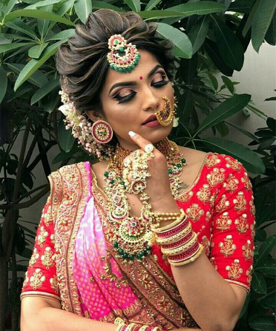 Bridal Hairstyle for Maharashtrian Wedding