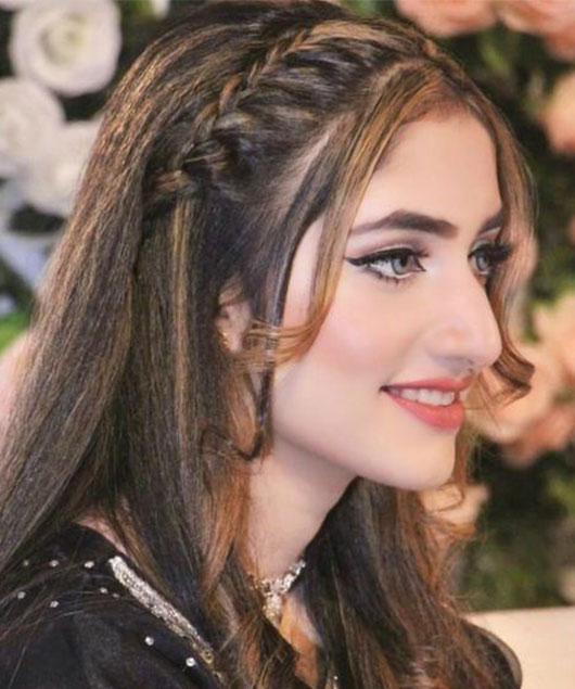 Bridal Hairstyle for Wedding Reception