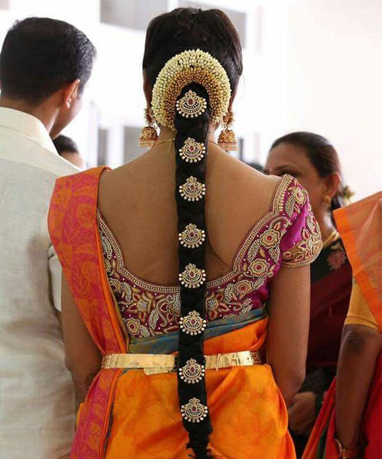 Bridal Hairstyle in South Indian Style