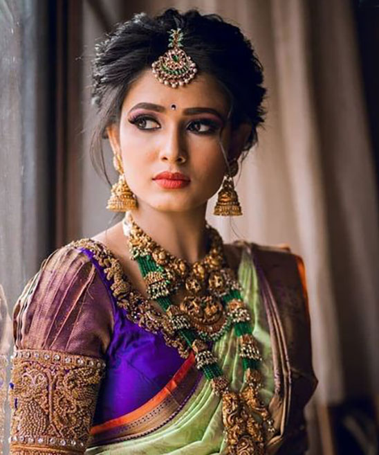 Bridal Hairstyles Wedding Indian for Short Hair