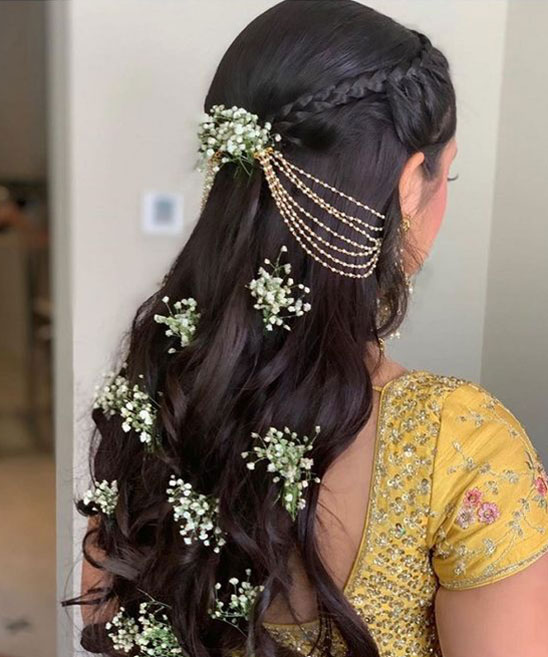 Bridal Hairstyles for Reception in Tamilnadu