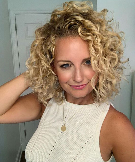 Curly Short Hair Style for Girl
