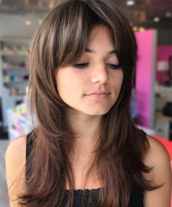 Feather Cut for Long Wavy Hair