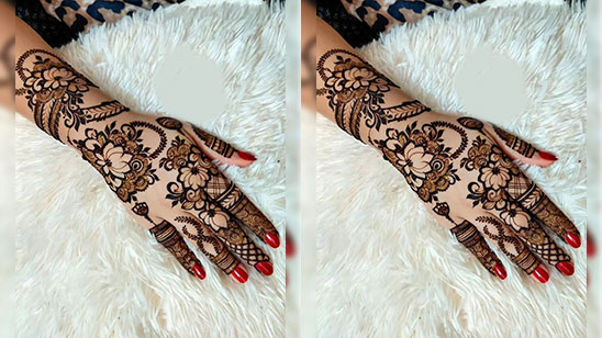 Full Hand Mehndi Design Arabic