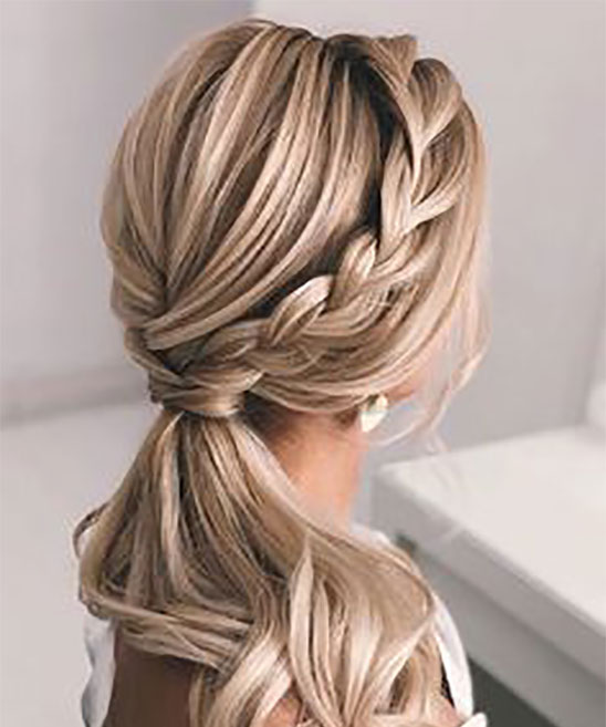 Girls Simple Hairstyle for School
