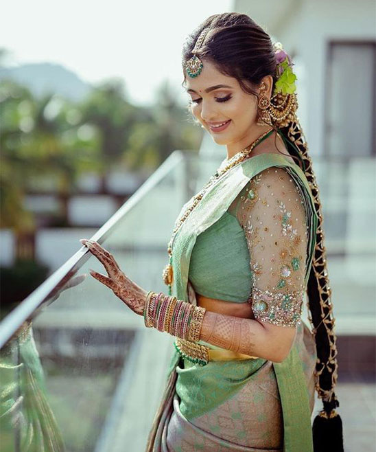 Gorgeous South Indian Wedding Bridal Hairstyle Collection
