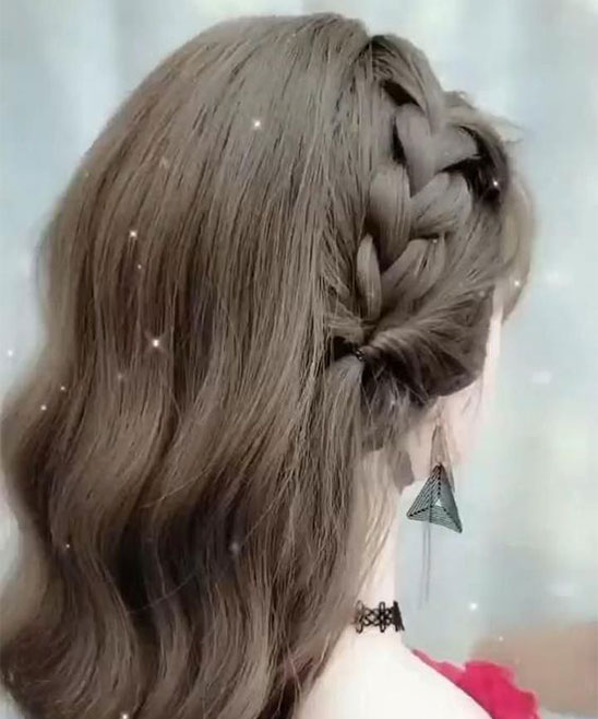 Hair Style Girl Simple and Easy for School