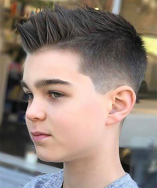 Hairstyle for Boys in Short Hair Clean Shave