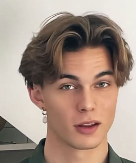 Hairstyle for Round Short Nose for Boys