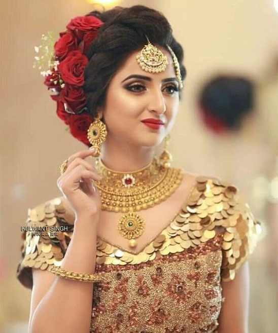 Hairstyles for Bridal South Indian