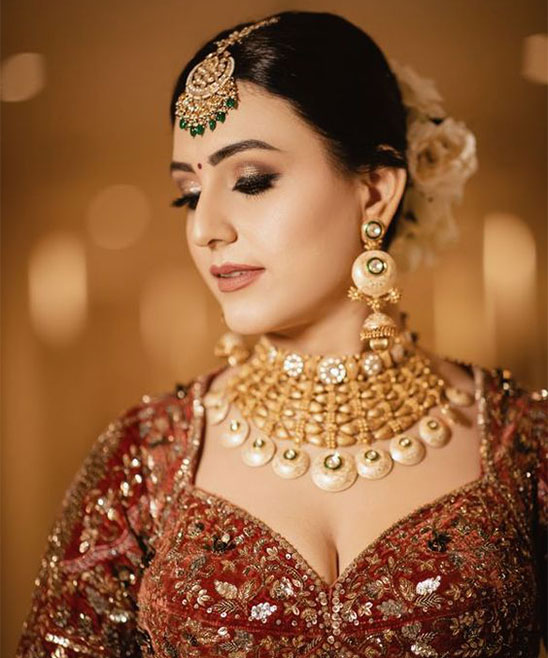 Indian Bridal Hairstyles for Lehenga