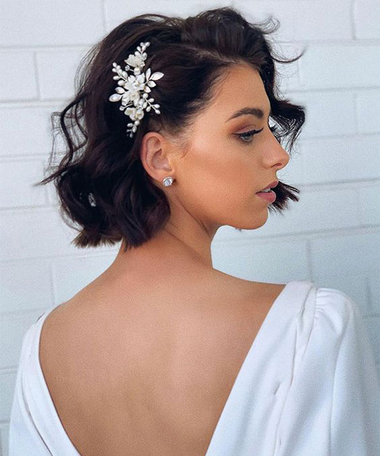 Indian Wedding Hairstyles for Short Hair