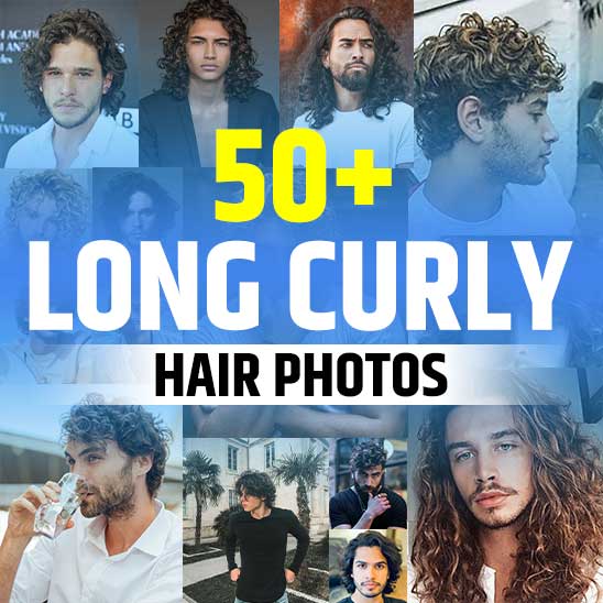 Long Curly Hair Men