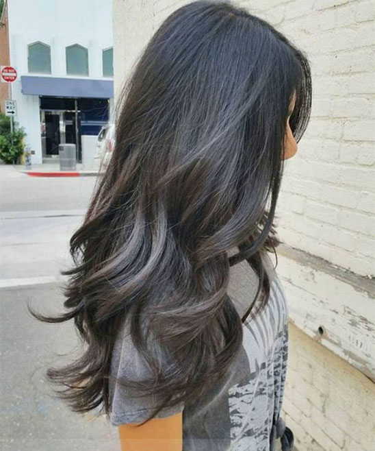Long Hair With Layers Front View