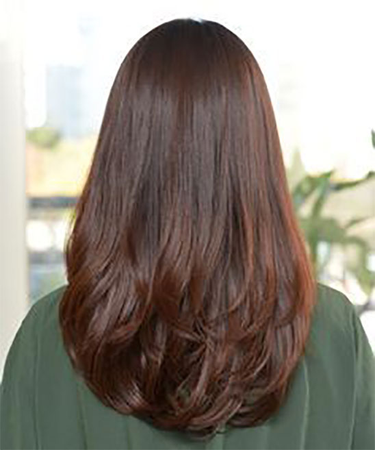Long Straight Hair Front Layers
