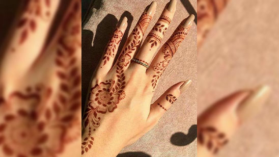 Mehandi Design Simple and Easy Full Hand Front and Back