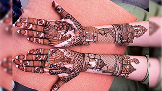Mehndi Design Bridal Back Hand
