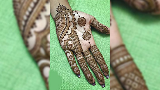 Mehndi Designs Front Hand Full
