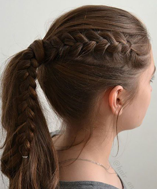 New Simple School Hairstyle for Girls